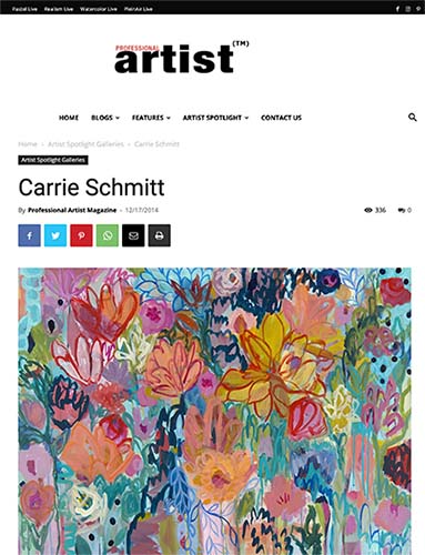 carrie schmit press professional artist article