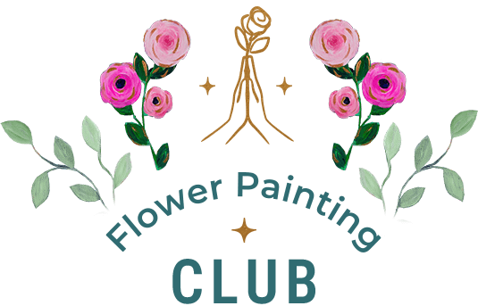 flower painting club logo 